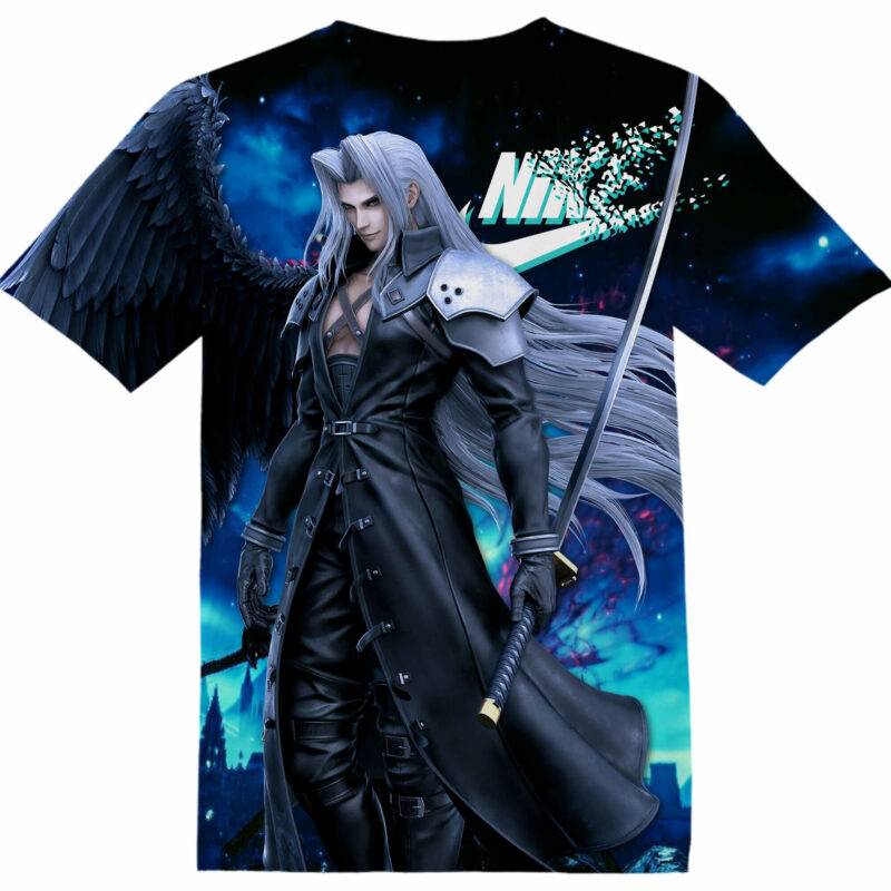 Customized Gaming Final Fantasy Sephiroth Tshirt Adult And Kid Tshirt