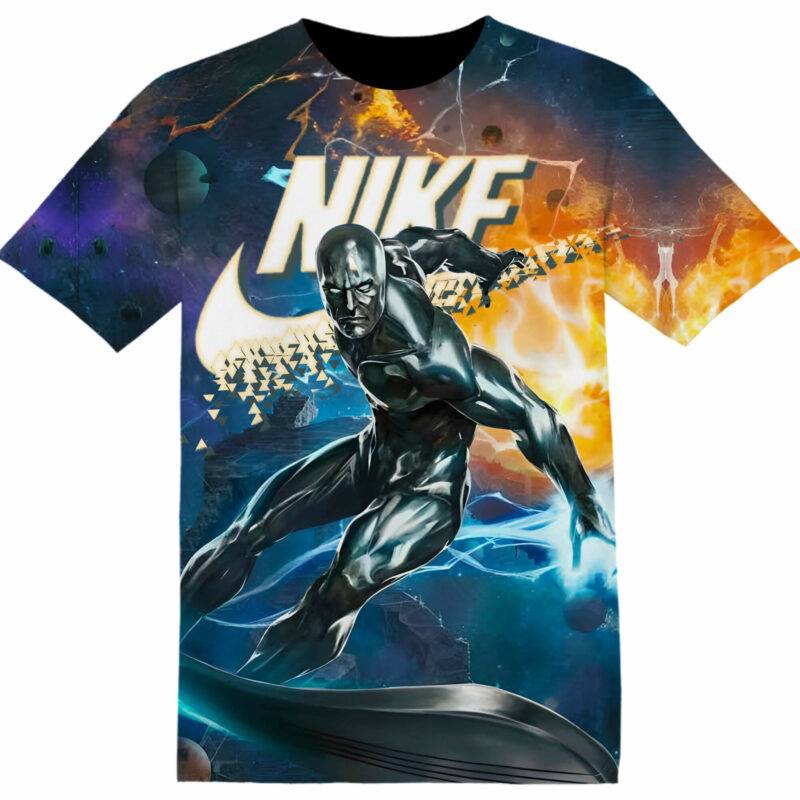 Customized Marvel Silver Surfer Tshirt Fan Adult And Kid Tshirt