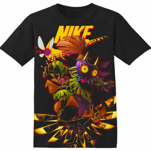 Customized Gaming Skull Kid Tshirt The Legend of Zelda Tshirt Adult And Kid Tshirt