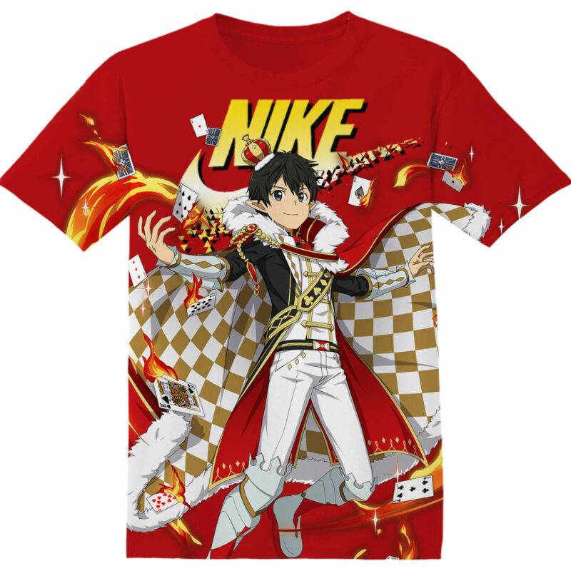 Customized Anime Gift Kirito Sword Art Online Adult And Kid Tshirt