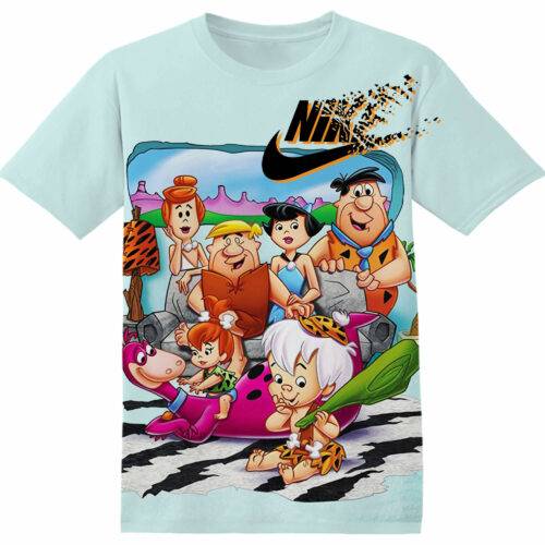 Customized Cartoon Gifts The Flintstones Tshirt Adult And Kid Tshirt