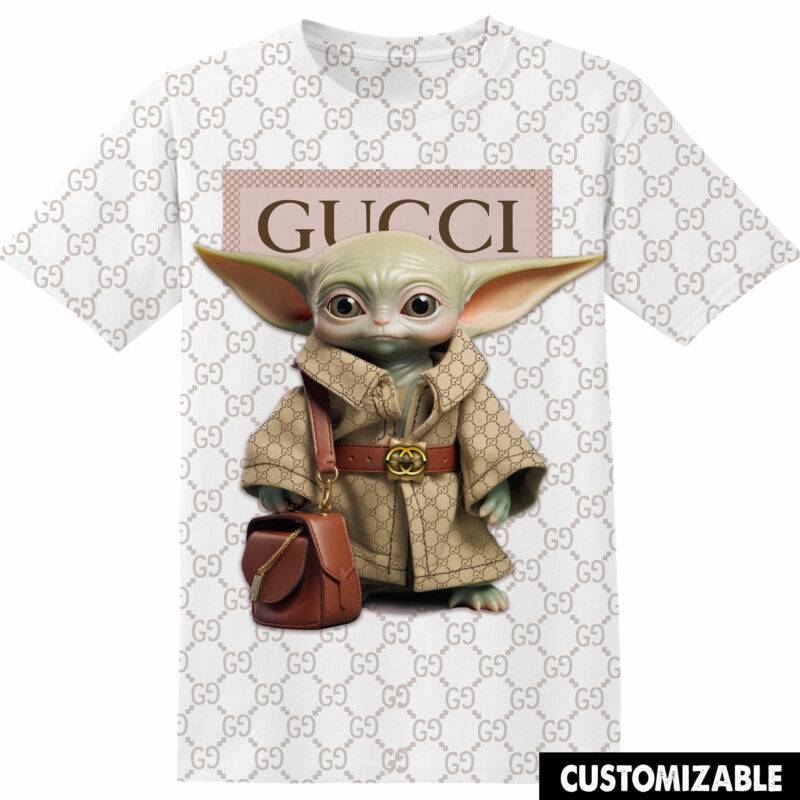 Customized Baby Yoda Star War Fan GC Luxury Adult And Kid Tshirt HG