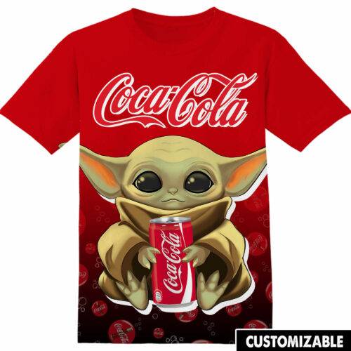 Customized Coca Cola Star Wars Yoda Tshirt Adult And Kid Tshirt