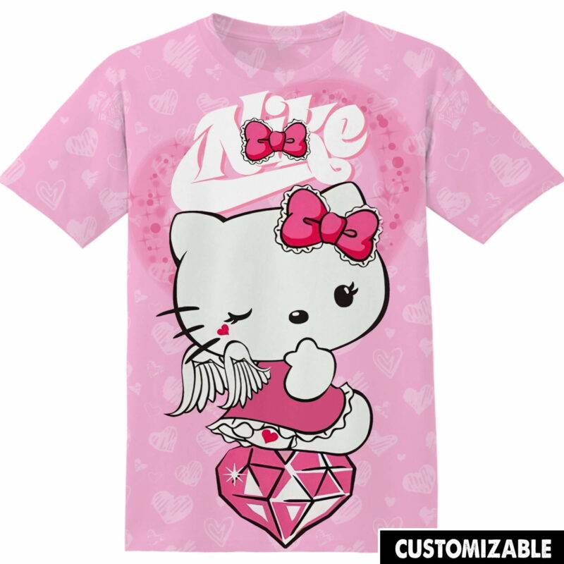 Customized Hello Kitty Tshirt Adult And Kid Tshirt