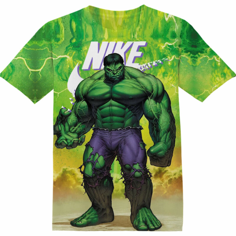 Customized Marvel Hulk Tshirt Fan Adult And Kid Tshirt