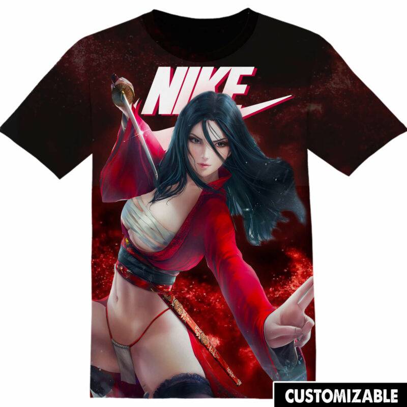 Customized Disney Mulan Kawaii Tshirt Adult And Kid Tshirt