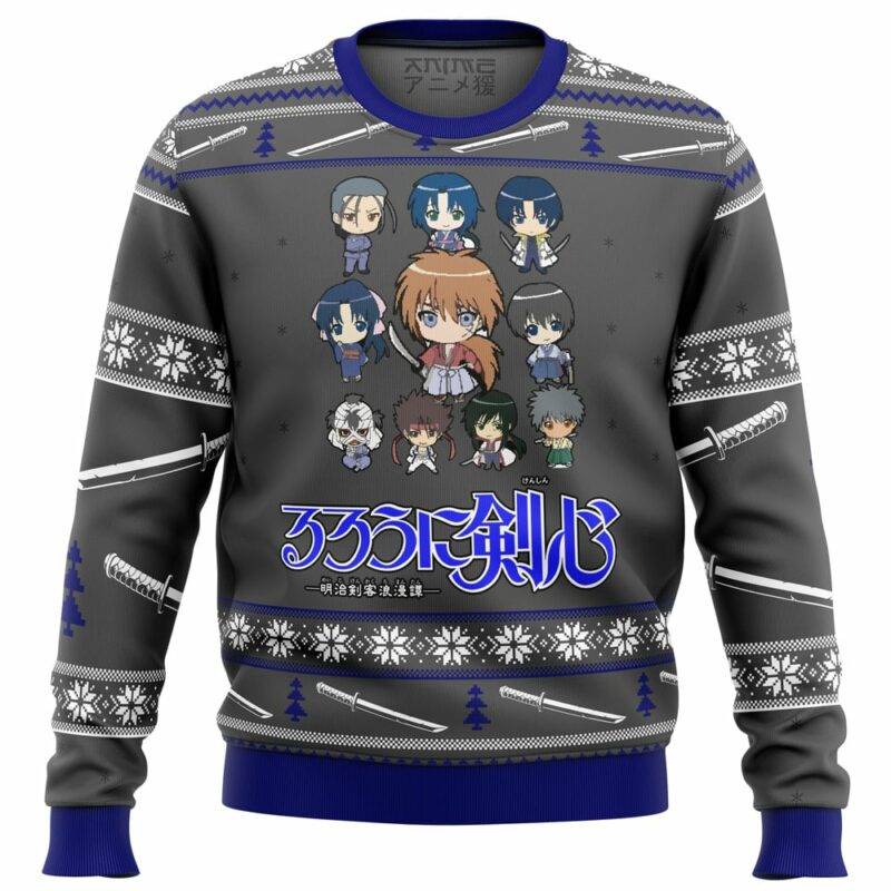 Kenshin Sprites Ugly Christmas Sweater