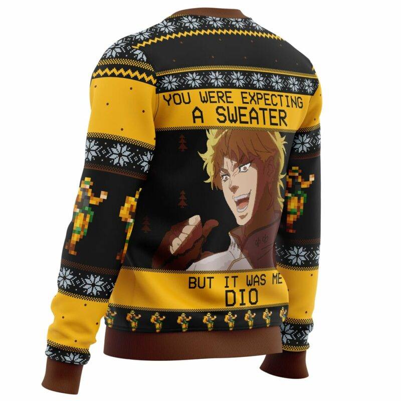 It Was Me Dio Jojo's Bizarre Adventure Ugly Christmas Sweater