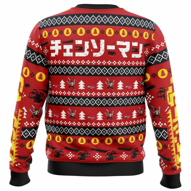 Christmas Dream Chainsaw Man Ugly Christmas Sweater