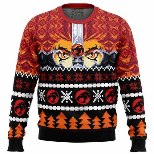 Ho Ho Hooo Holiday Thundercats Ugly Christmas Sweater