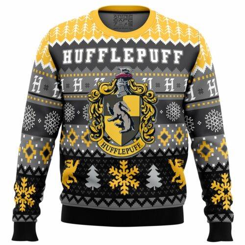 Harry Potter Hufflepuff House Ugly Christmas Sweater