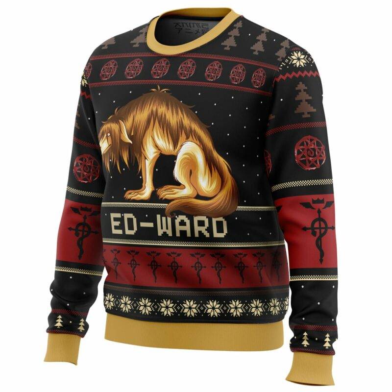 Fullmetal Alchemist Chimera Nina Tucker Ed-ward Ugly Christmas Sweater