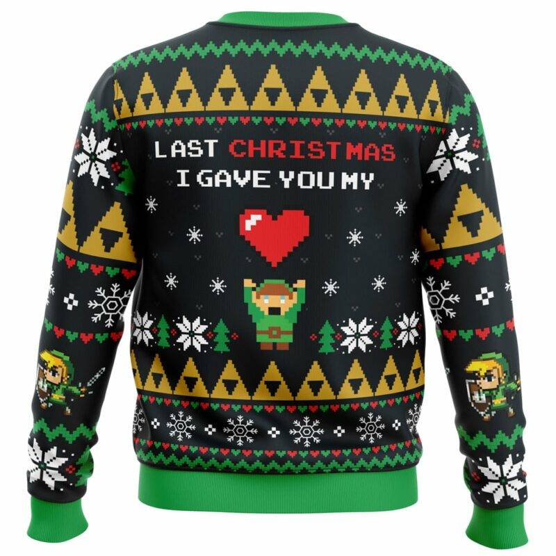 Link To My Heart Legend of Zelda Ugly Christmas Sweater