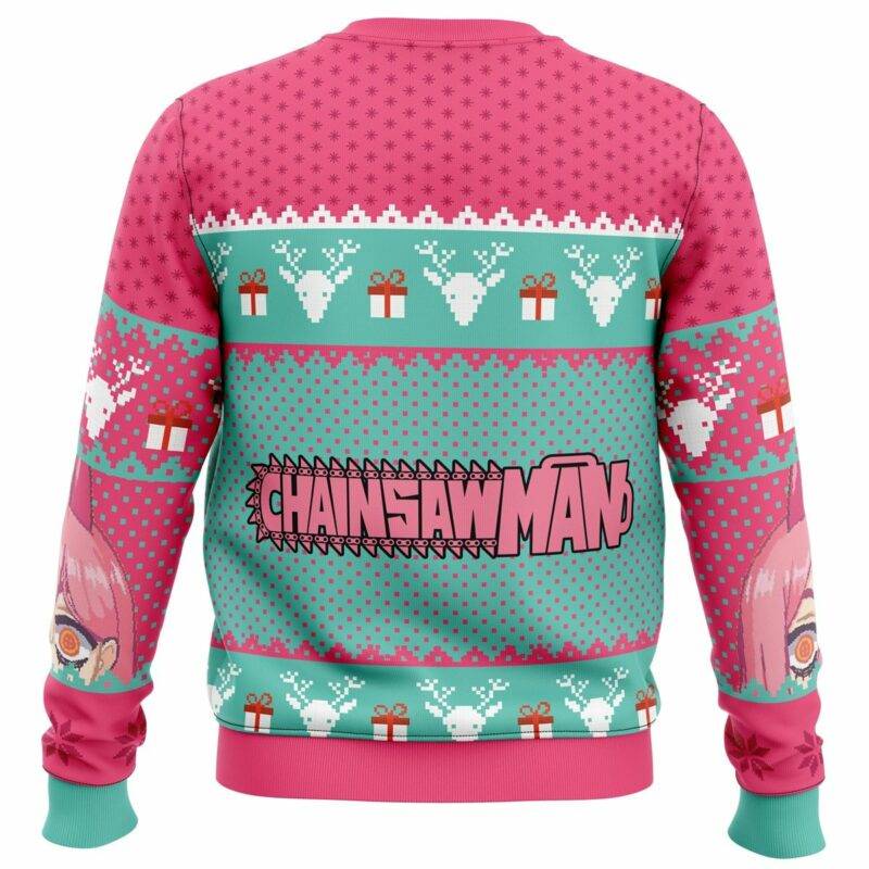 Power Chainsaw Man Ugly Christmas Sweater