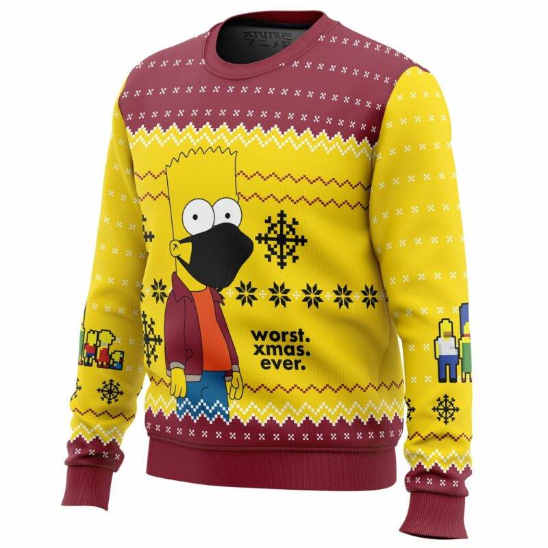 Worst Xmas Ever The Simpsons Ugly Christmas Sweater