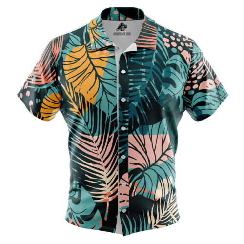 The Cream of the Crop Pro Wrestling Button Up Hawaiian Shirt only back.jpg