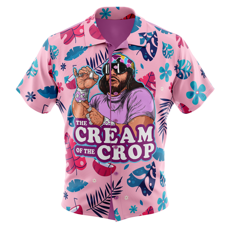 The Cream of the Crop Pro Wrestling Button Up Hawaiian Shirt ver2