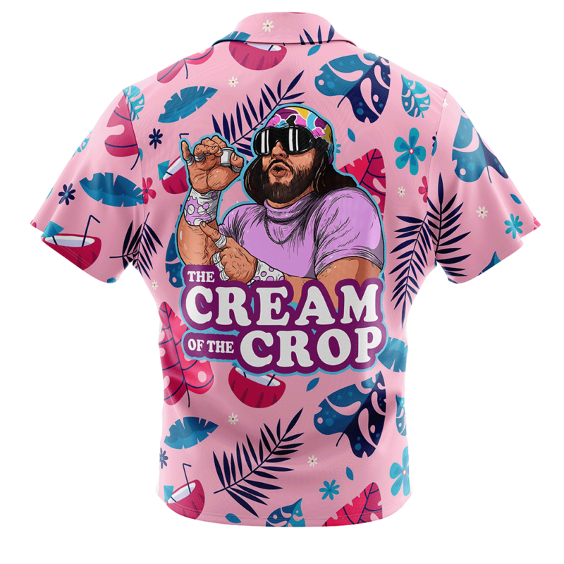 The Cream of the Crop Pro Wrestling Button Up Hawaiian Shirt ver2