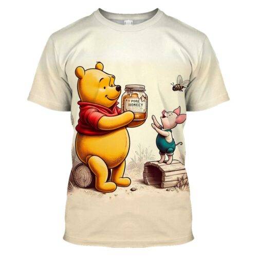 Disney Winnie The Pooh Piglet Honey Pots T Shirt.jpg