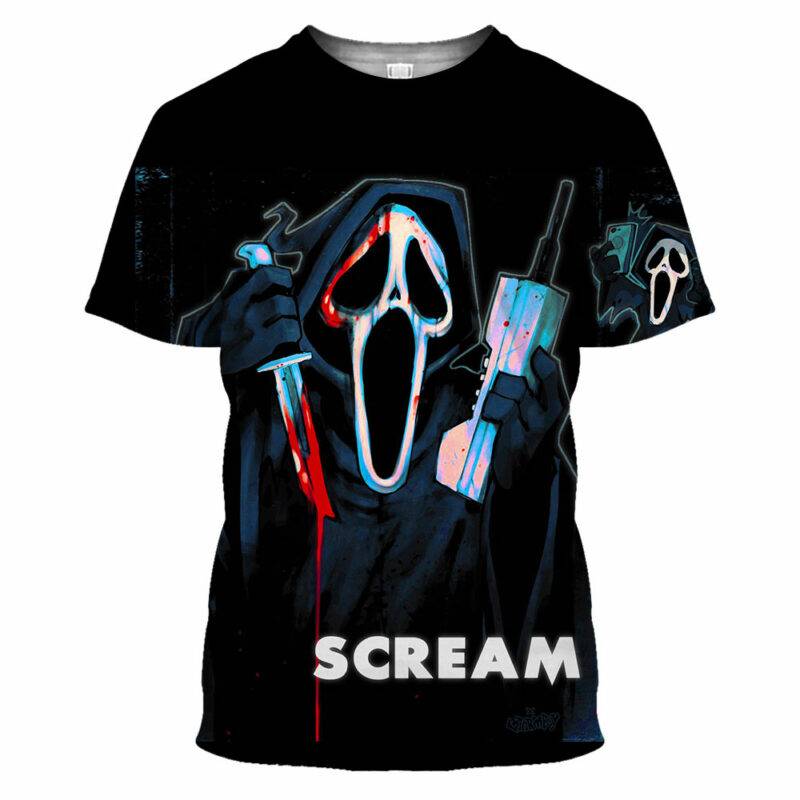 Ghostface from Scream Shirt 4