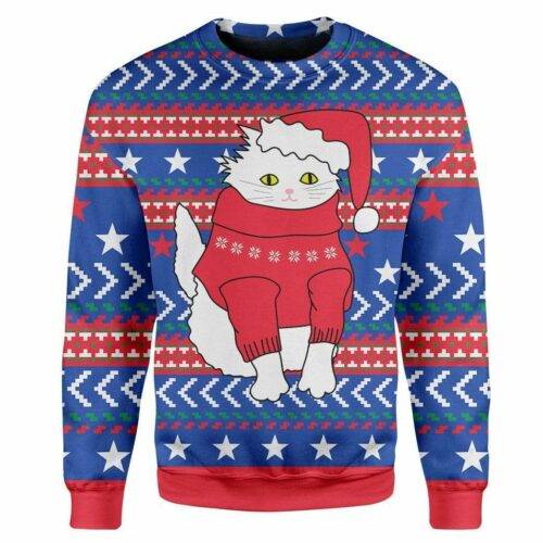 custom t shirt long sleeves ugly christmas cat christmas sweater jumper hd gh20653 ugly christmas sweater 366584.jpg