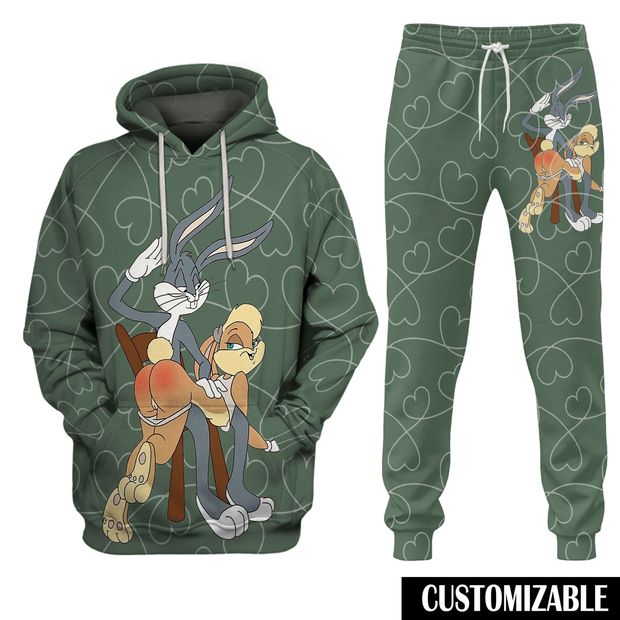 mk hoodie pant bug bunny military 1 scaled 1.jpg