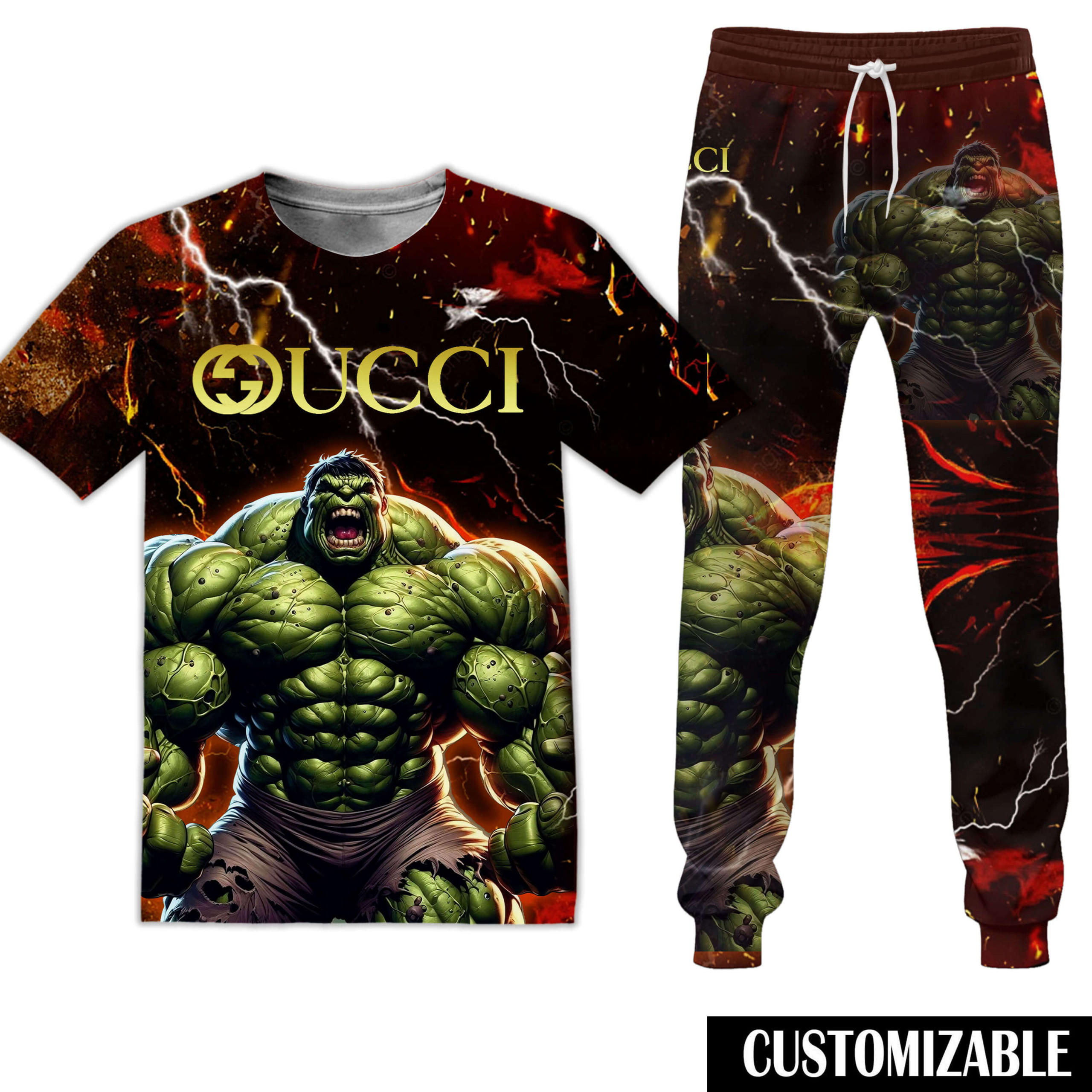 Custom GC1 Logo Monster Energy Hulk Strong The Warrior Tshirt ...