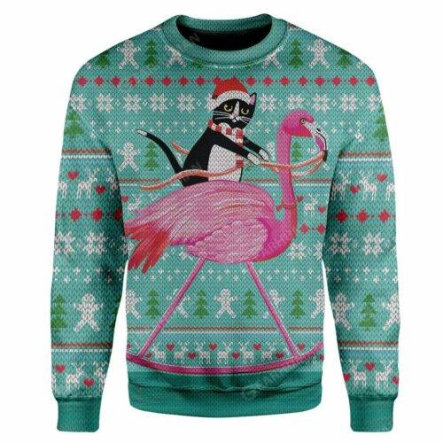 ugly christmas cat and flamingo custom sweater apparel hd tt08111908 ugly christmas sweater long sleeve s 922094.jpg