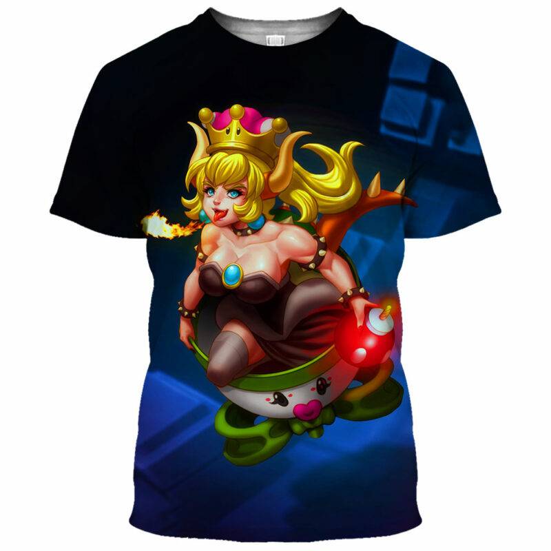 Bowsette Super Mario Ahegao Hentai Shirt 18