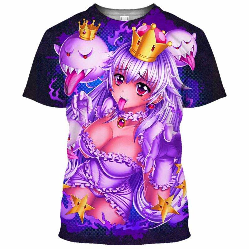 Bowsette Super Mario Ahegao Hentai Shirt 3