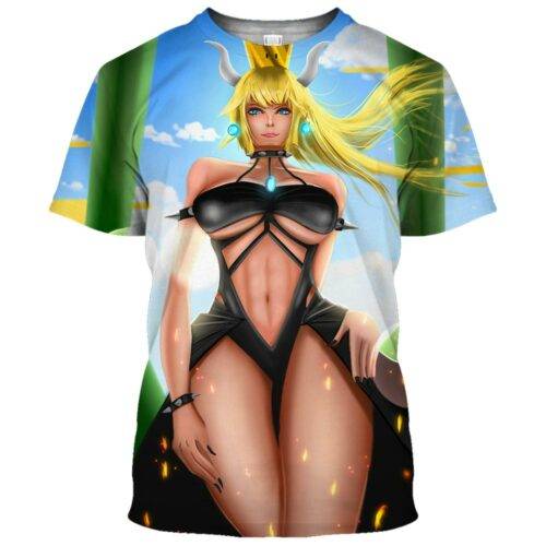 Bowsette Super Mario Ahegao Hentai Shirt 5