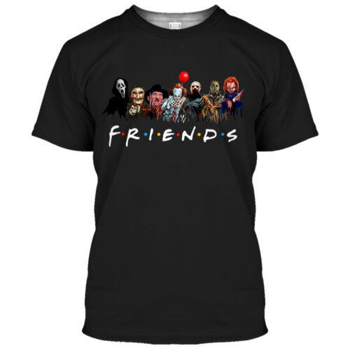 Horror Characters Friends Shirt 2