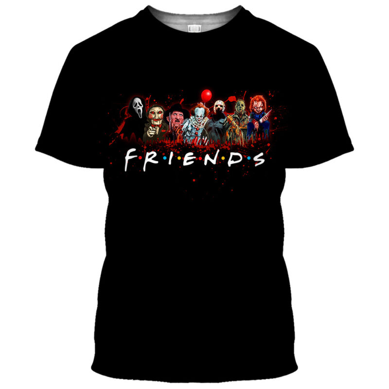 Horror Characters Friends Shirt 2