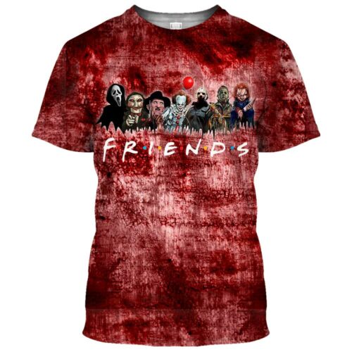 Horror Characters Friends Shirt