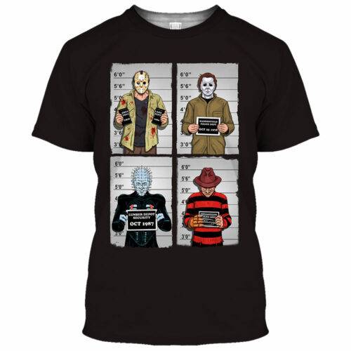 Horror Movie Characters Shirt