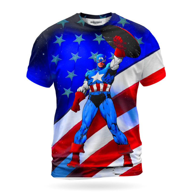 Captain America Shirt, Marvel Shirt