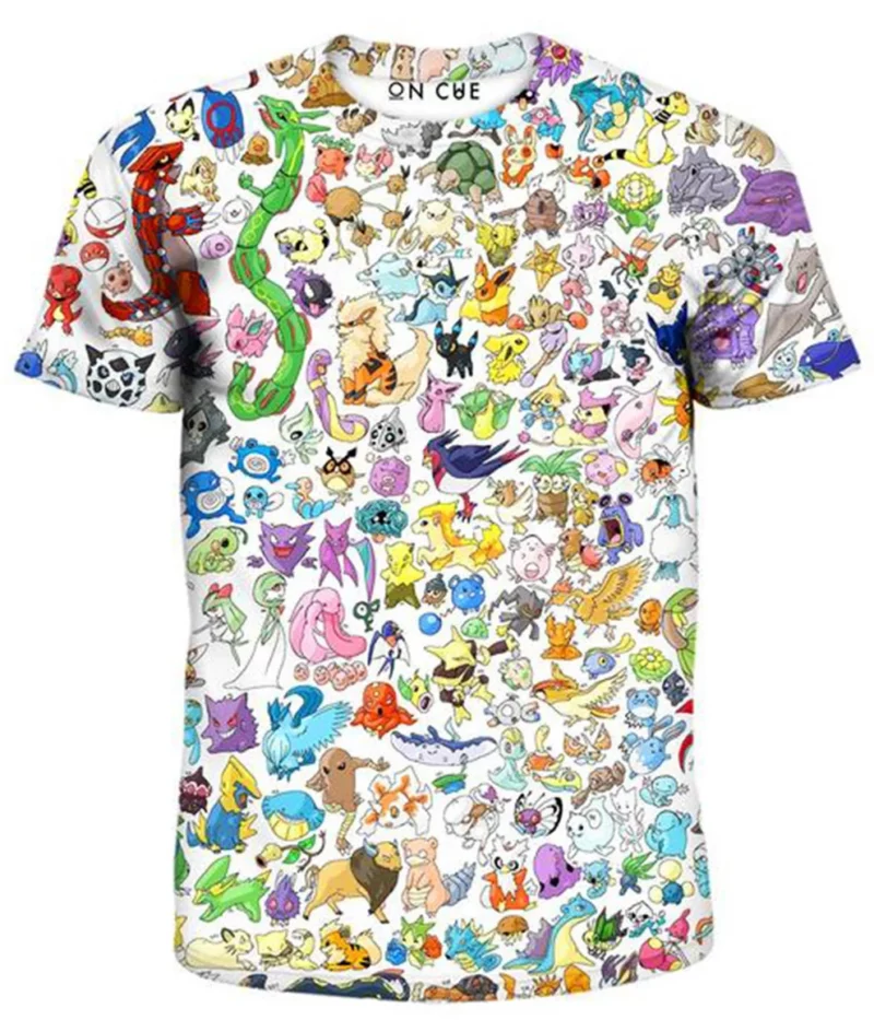 on cue apparel pokemon men s t shirt 4234476388427