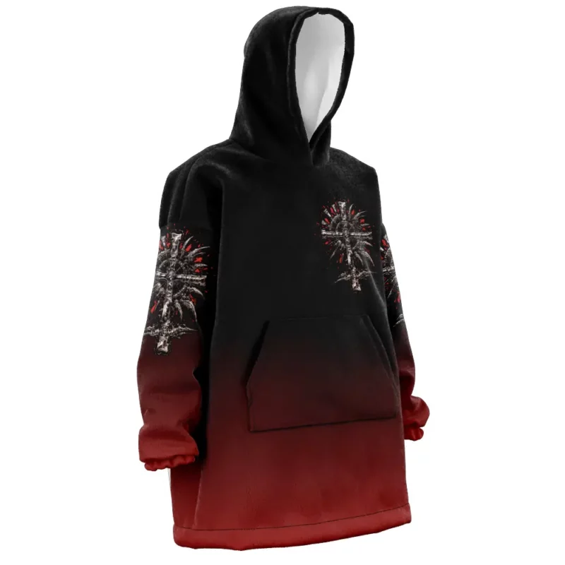 Abels Cross Trinity Blood Snug Oversized Blanket Hoodie FRONT RIGHT Mockup.webp