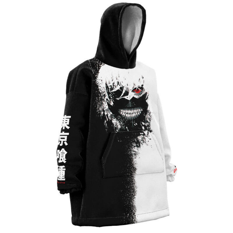 Ken Kaneki Tokyo Ghoul Snug Oversized Blanket Hoodie FRONT RIGHT Mockup.jpg