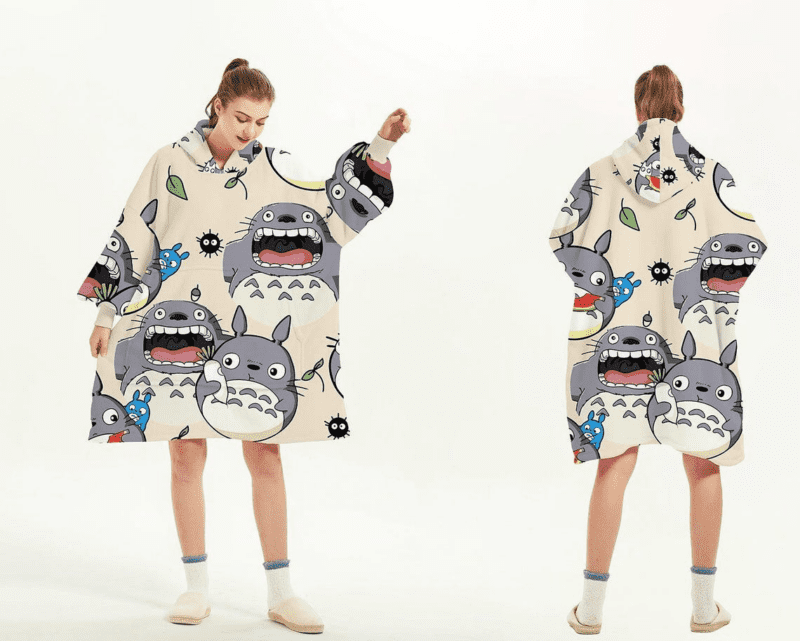 My Neighbor Totoro Oversized Blanket Hoodie 2