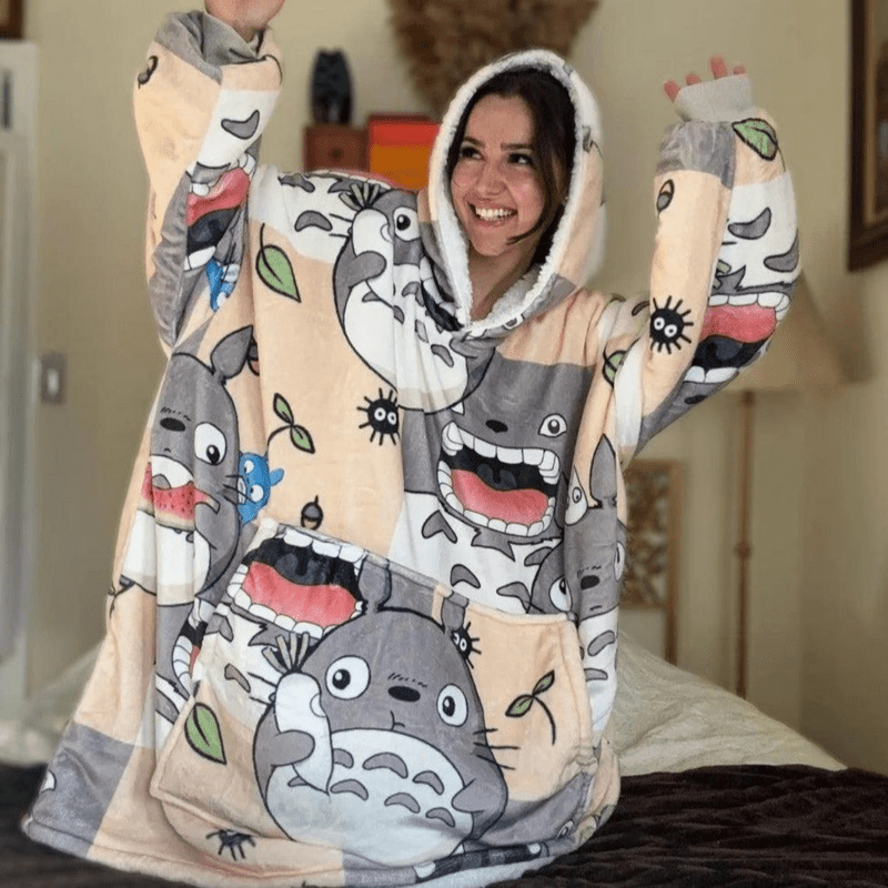 My Neighbor Totoro Oversized Blanket Hoodie