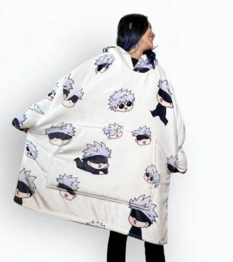 Satoru Gojo Jujutsu Kaisen Snug Oversized Blanket Hoodie 2