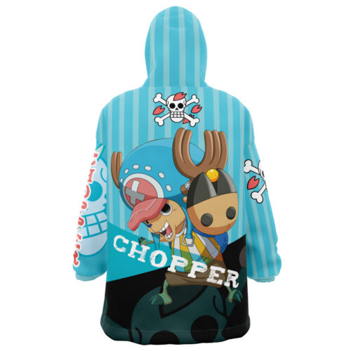 Tony Chopper Manga Panels One Piece Oodie Blanket BACK 2 Mockup 1.jpg