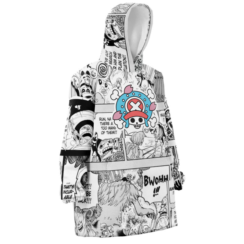 Tony Chopper Manga Panels One Piece Oodie Blanket F RIGHT Mockup.jpg