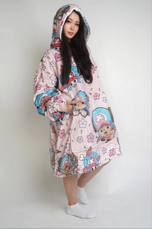 Tony Chopper One Piece Snug Oversized Blanket Hoodie 4