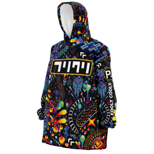 Vibing FLCL Snug Oversized Blanket Hoodie FRONT LEFT Mockup.jpg