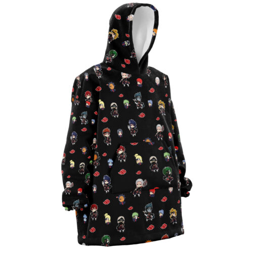 chibi akatsuki pattern snug oversized blanket hoodie 1.jpg