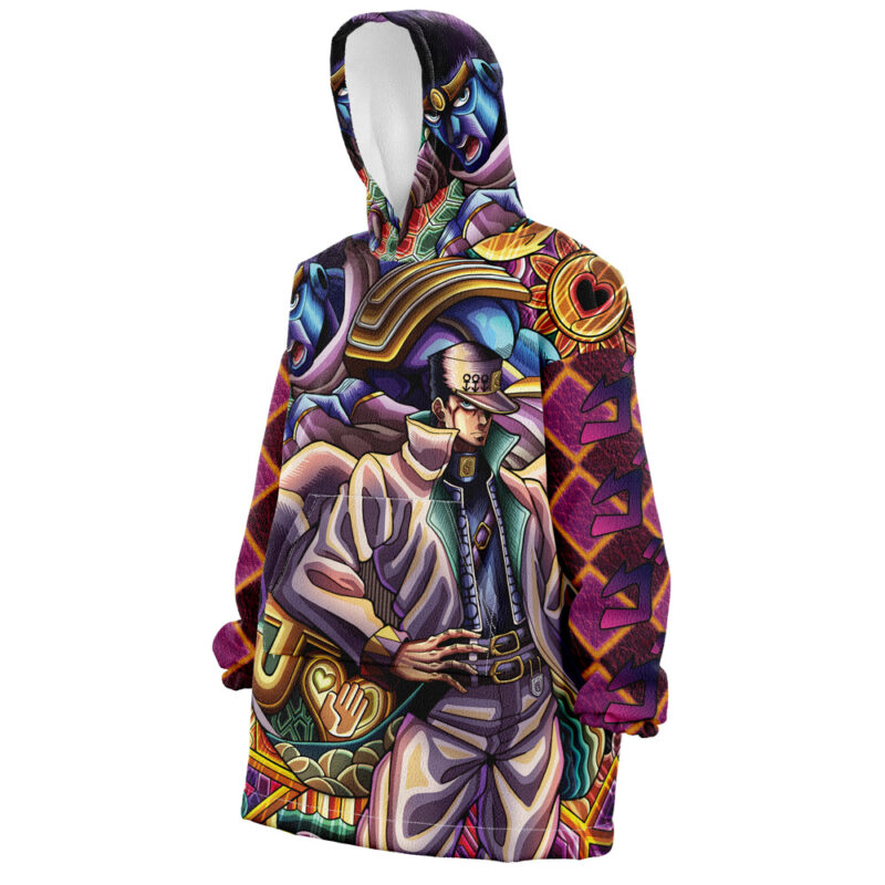 jotaro Oodie Oversized Blanket Hoodie front left.jpg