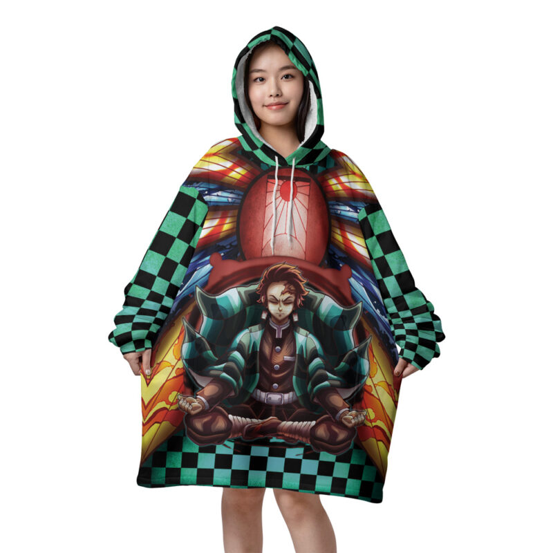 tanjiro front Mockup Blanket Hoodie.jpg