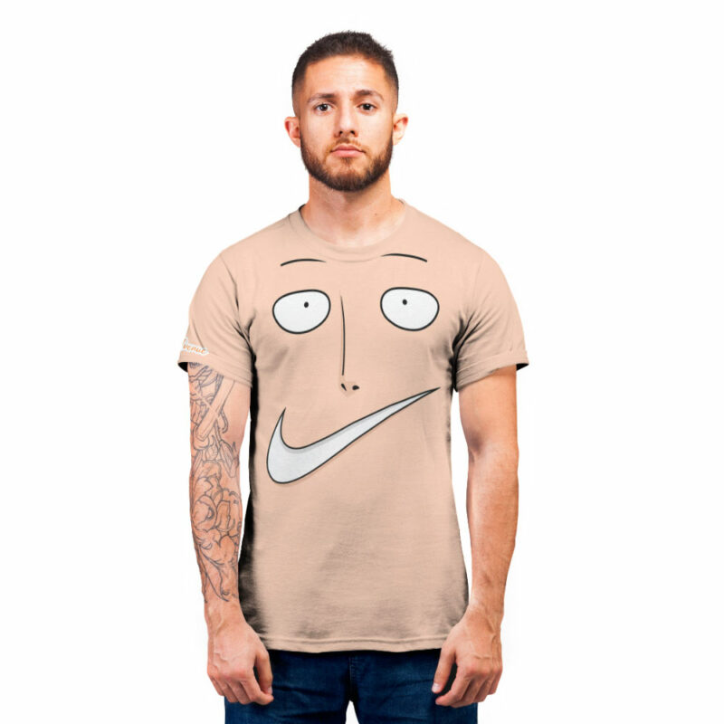 Saitama One Punch Man Smile Face T Shirt (5)